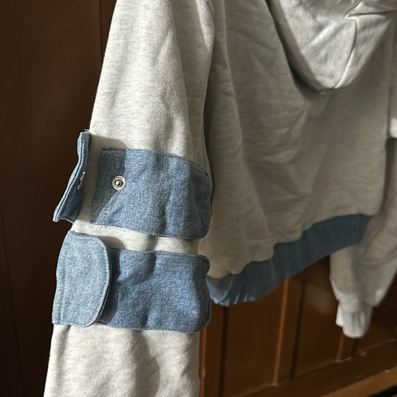 Cropped little heavier side jacket - very comfortable - Picture 4 of 4